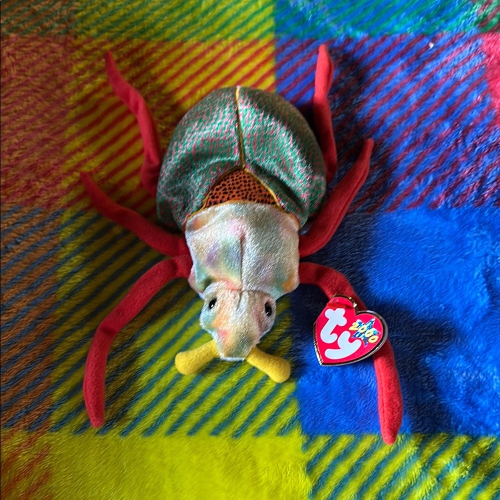 Ty 2000 Scurry the Beetle Beanie Baby